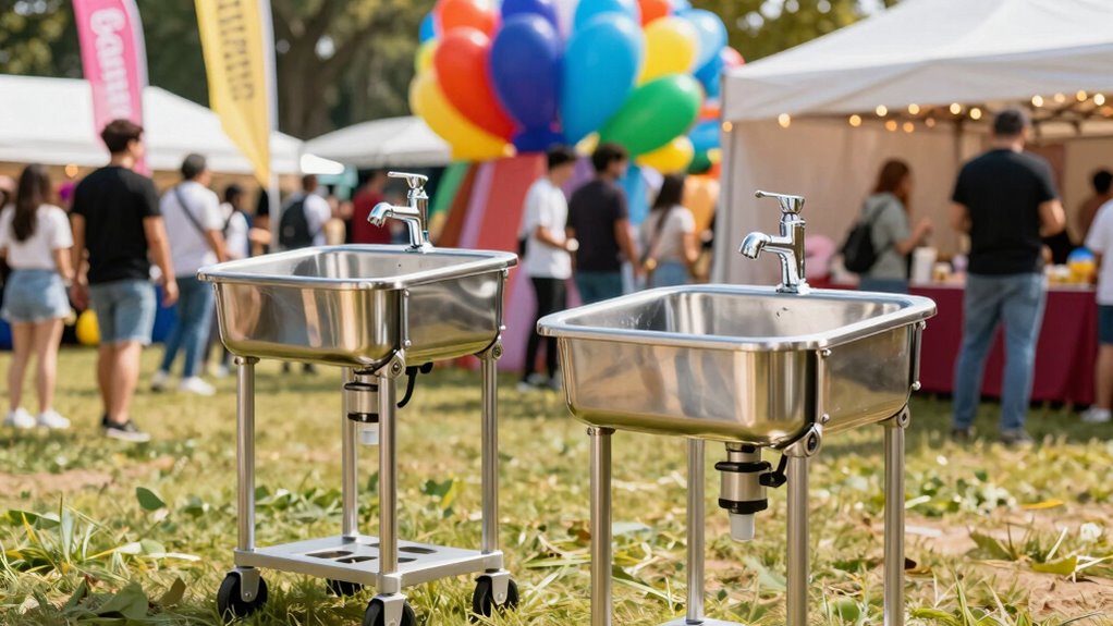portable festival handwashing stations