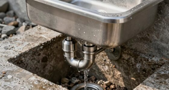 portable sink drainage details