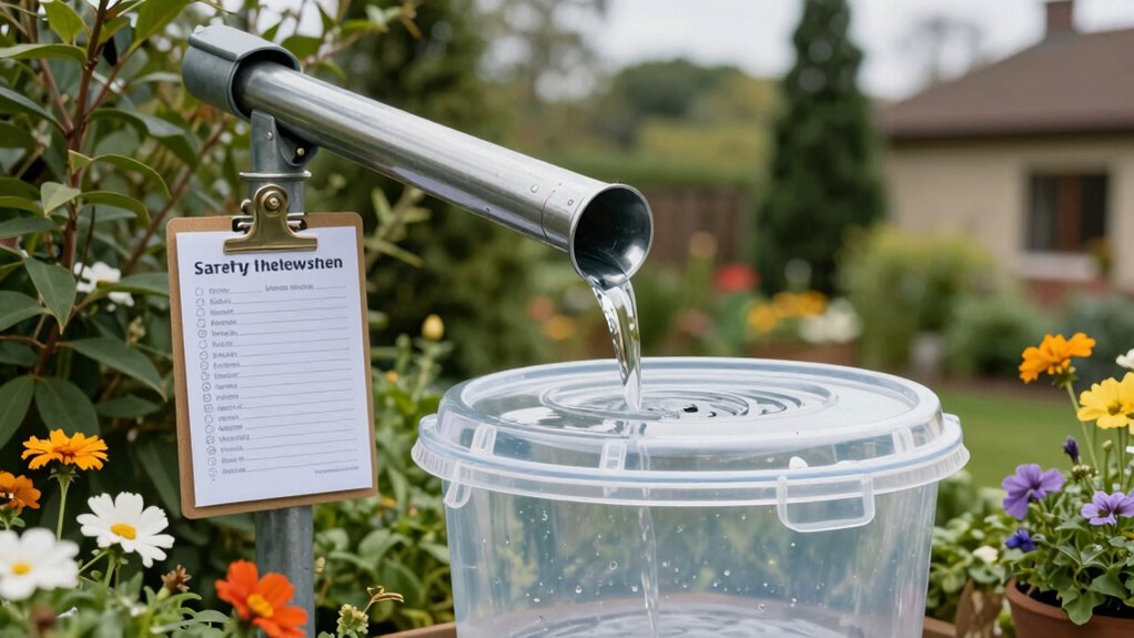 rainwater safety and filtration