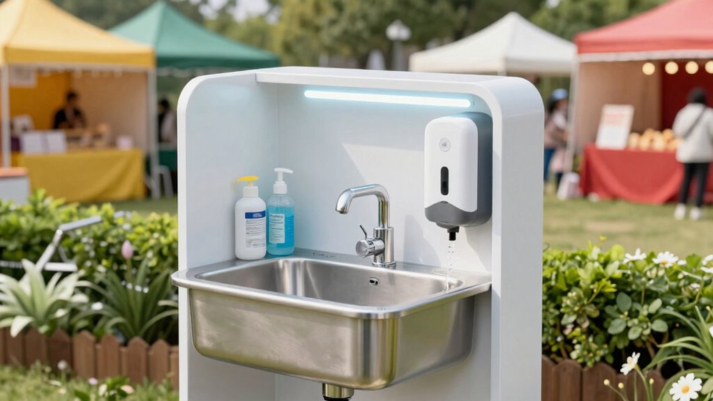 regulatory compliant portable sink