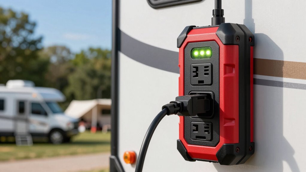 rv surge protector features