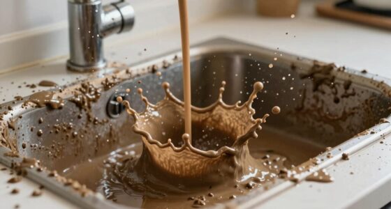 sink splash guard trick