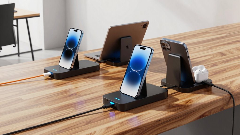 staff gear charging setup