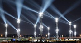 strategic temporary lighting placement