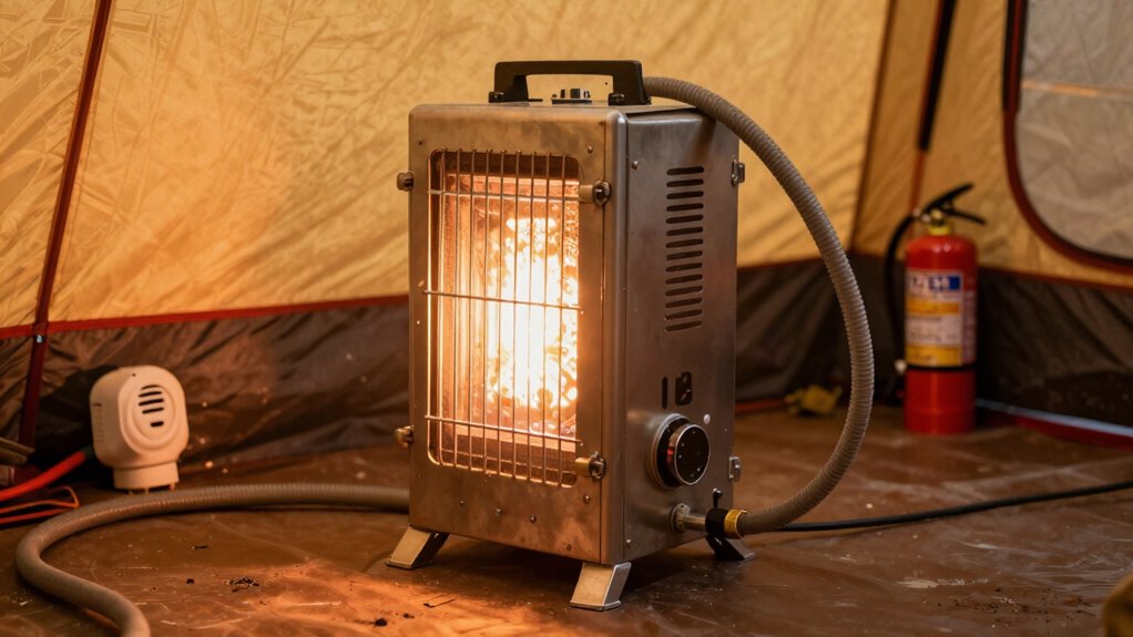 tent heater ventilation safety
