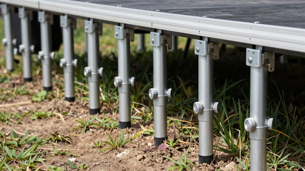 top adjustable stage legs