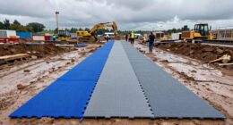top composite mats for wet ground