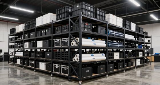 top event storage shelving