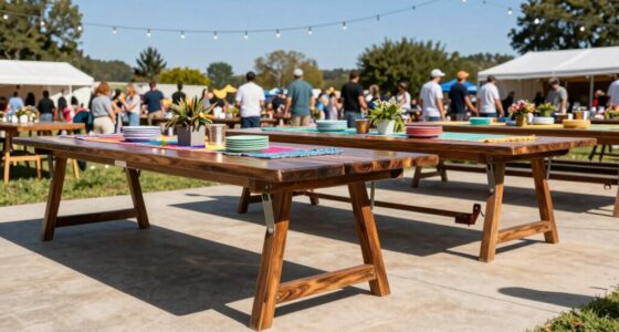 top heavy duty event tables