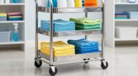 top heavy duty janitorial carts