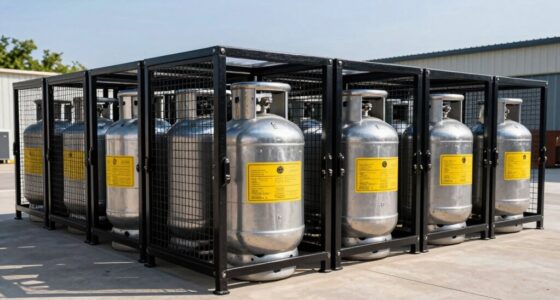 top heavy duty propane cages