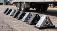 top heavy duty trailer chocks