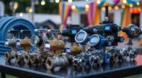 top hose water flow meters