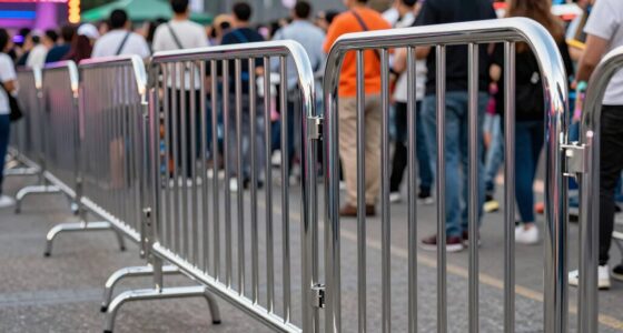 top interlocking crowd barricades