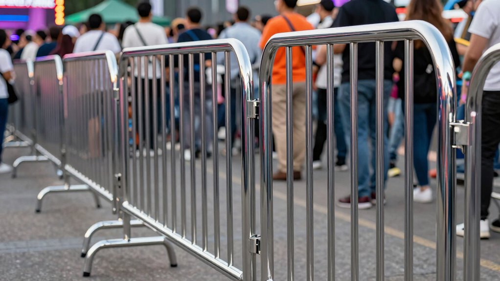 top interlocking crowd barricades