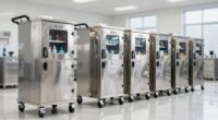 top locking janitor carts