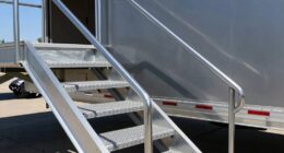 top non slip trailer stairs