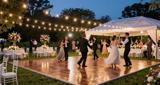 top outdoor wedding dance floors