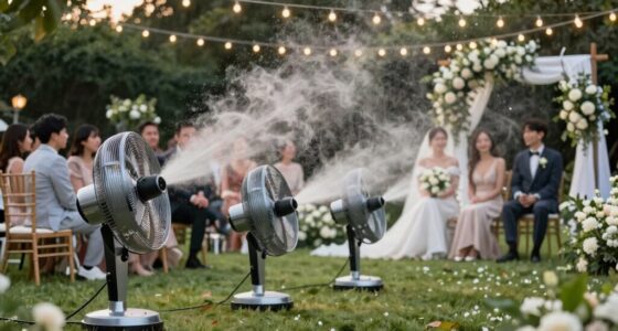 top outdoor wedding misting fans