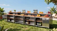 top portable bar storage