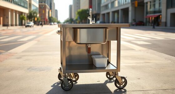top portable sink carts