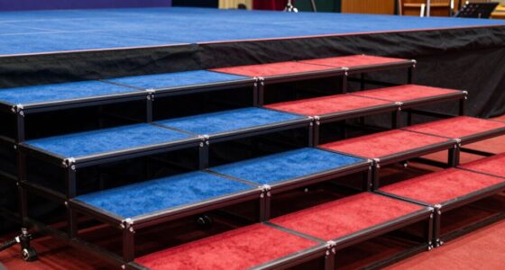 top portable stage risers