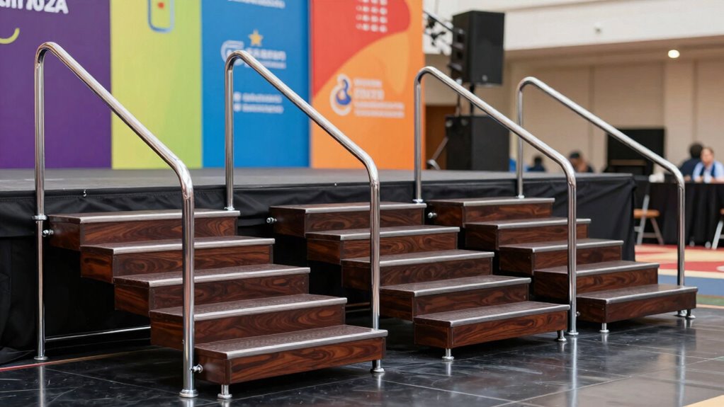 top portable stage stairs