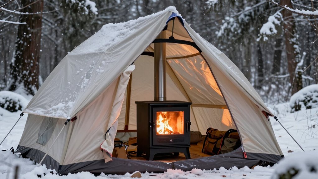 top portable wall tent wood stoves