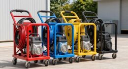 top portable wastewater pump carts