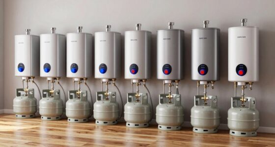 top propane shower heaters