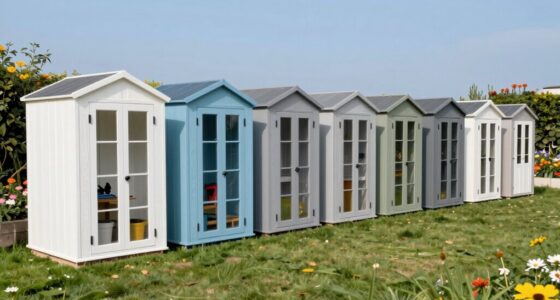 top resin outdoor storage sheds