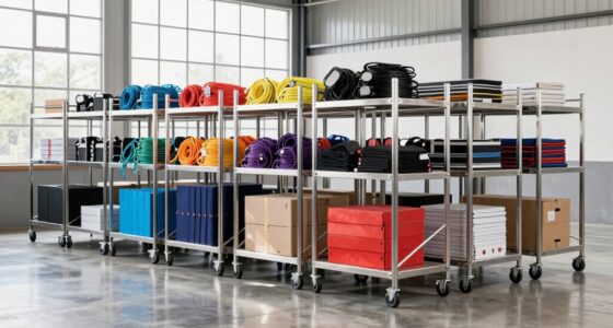 top rolling equipment storage