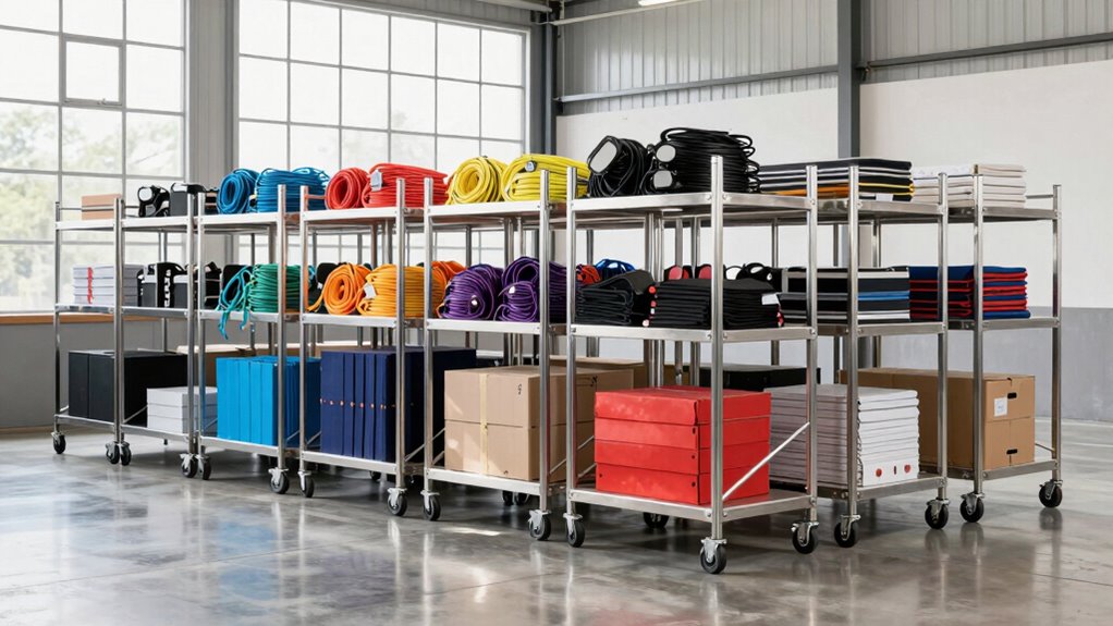 top rolling equipment storage