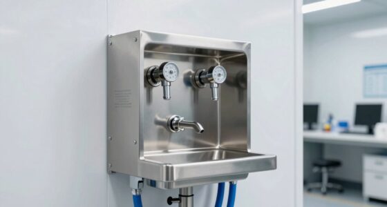 top stainless eyewash stations