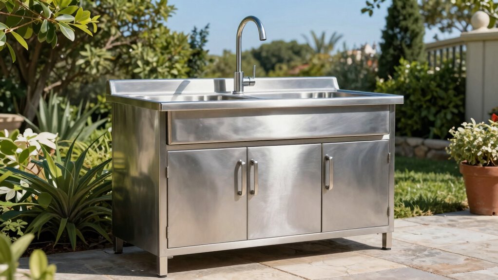 top stainless utility sinks