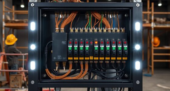 top temporary power panels