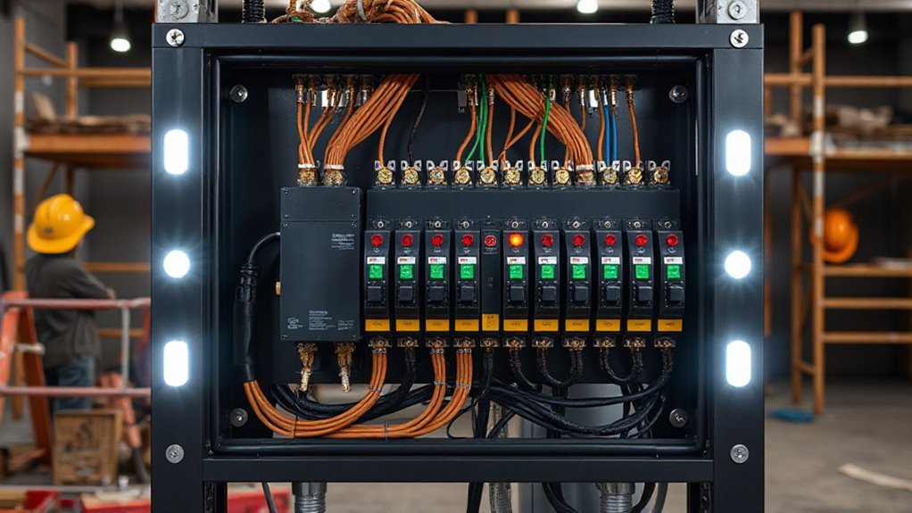 top temporary power panels