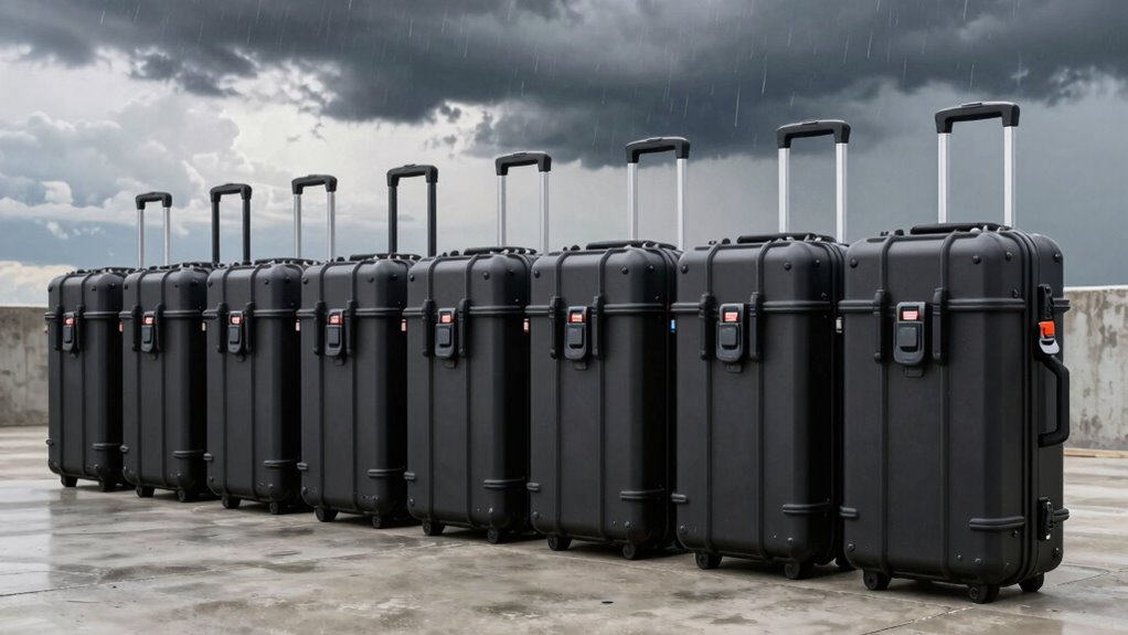 top weatherproof rolling cases