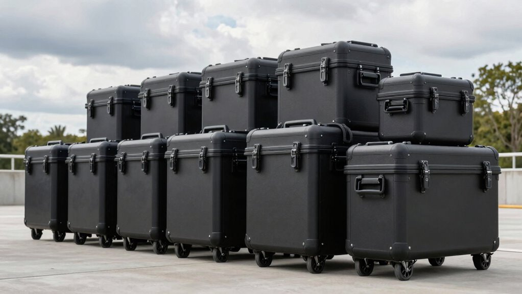 top weatherproof rolling cases