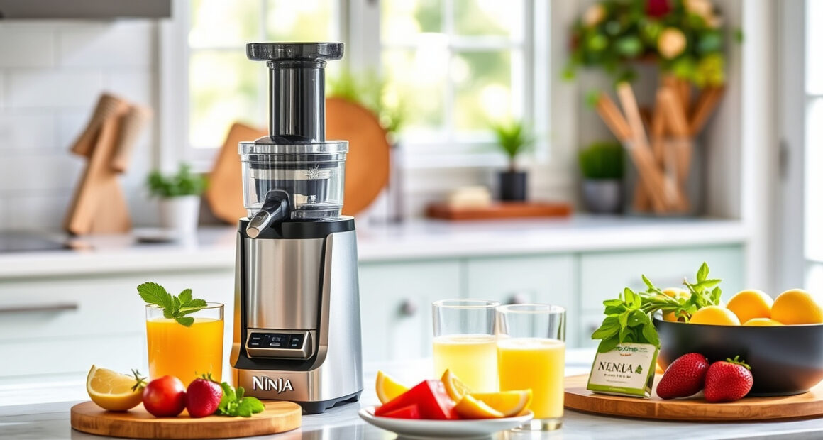 Cool Off This Summer with the Ninja NeverClog Cold Press Juicer