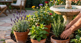 Plant These 8 Herbs Around Your Bird Bath to Encourage More Birds and Deter Pests