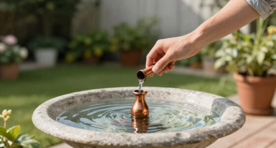 A Heatwave Can Spoil Bird Bath Water Fast – This Simple Copper Trick Keeps It Fresher for Longer
