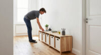 An IKEA HEMNES Hack Added So Much Storage To A Bland Hallway