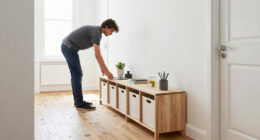 An IKEA HEMNES Hack Added So Much Storage To A Bland Hallway