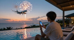 Firework Strike Delta Flight 1076