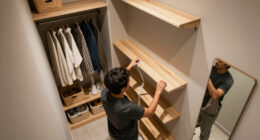 A Couple Turned A Pass-Through Space Into The Most Functional Dressing Room