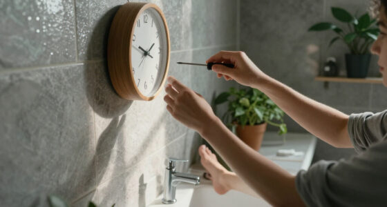 I Moved A Clock To My Bathroom, And It Changed My Morning Routine Forever