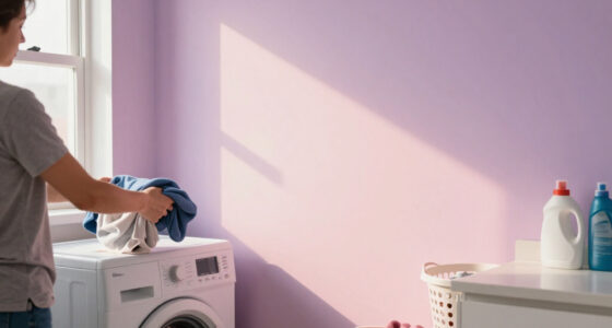 You’d Never Expect To See Ombré Walls In A Laundry Room — But It Works