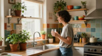 A $180 Kitchen Redo Has So Many Vibrant Colors And Renter-Friendly Hacks