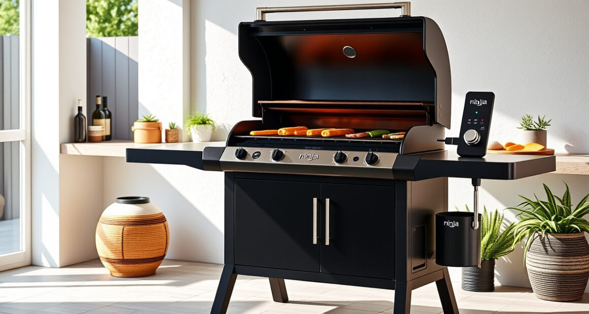 Master Summer BBQs with the Ninja OG951 Woodfire Pro Connect Grill